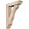 Ekena Millwork Balboa Traditional Smooth Bracket w/ Offset Brace, Douglas Fir, 5 1/2"W x 20"D x 28"H BKT0604X20X28BOA01SDF - alternate 1